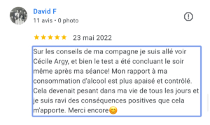 Alcoolisme stoppé en une séance