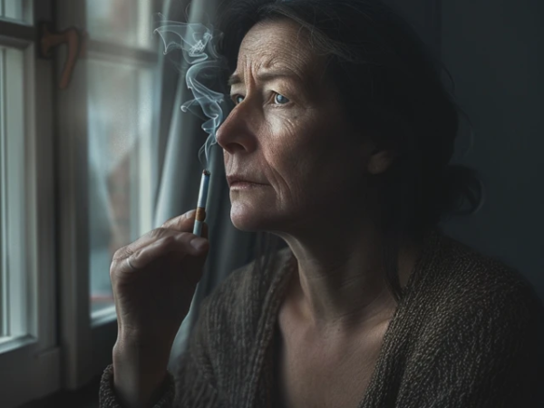 Je fume pour me calmer